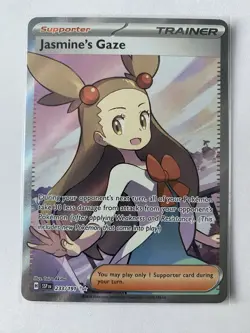 Jasmine's Gaze 233/191 - Ultra Rare Full Art Trainer Pokemon Card NM - 1¢ start! - Image 1