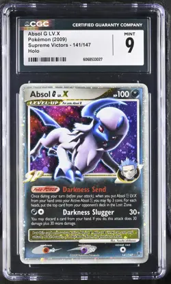 CGC 9 MINT Absol G LV.X 2009 Supreme Victors 141/147 Holo Pokemon Card - Image 1