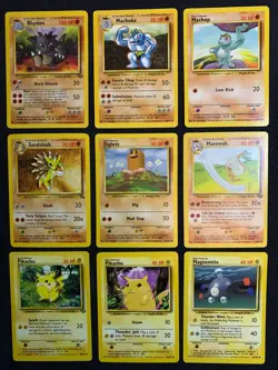 VINTAGE POKEMON 54 CARDS LOT - BASE SET, FOSSIL, JUNGLE, GYM CHALLENGE - LP-MP - Image 4