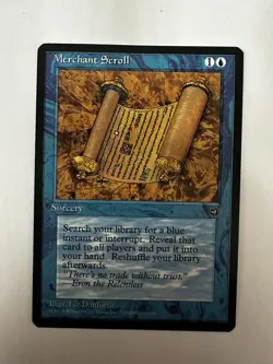 Merchant Scroll *Homelands* MTG Magic the Gathering - Image 1