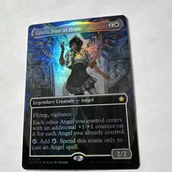MTG Giada, Font of Hope Borderless R Foil #298 FDN Foundations NM - Image 3