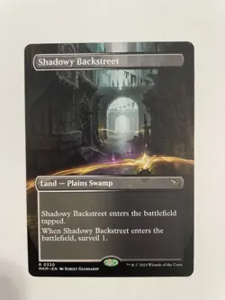 Shadowy Backstreet (Borderless) Murders at Karlov Manor Regular for sale online - Image 1