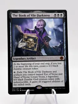 The Book of Vile Darkness 091/281 Adventures in the Forgotten Realms AFR MTG NM - Image 1
