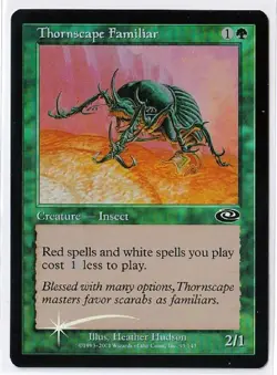 MTG *FOIL * Planeshift Common THORNSCAPE FAMILIAR LP - Image 1