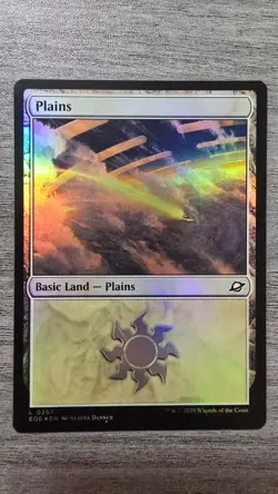 x4 Plains (Foil) #247 Edge of Eternities MTG NM - Image 1
