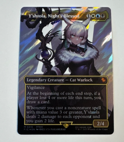 MTG MAGIC THE GATHERING Y'SHTOLA NIGHT'S BLESSED 0215 SURGE FOIL MYTHIC FF - Image 1