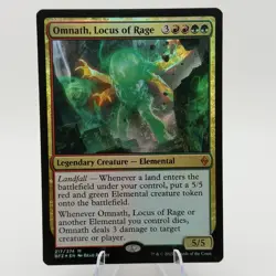 Magic MTG: Omnath, Locus Of Rage - Battle For Zendikar (BFZ) #217 (Near Mint) - Image 1