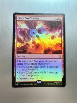 Firey Confluence - 165 - MTG Avatar: The Last Airbender - Rare - FOIL - Image 1
