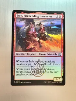 Iroh, Firebending Instructor 240 -MTG Avatar: The Last Airbender -Uncommon -FOIL - Image 1
