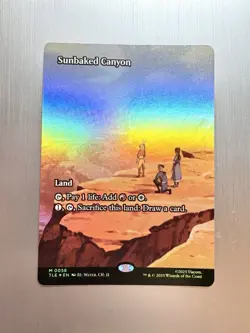 Sunbaked Canyon - 58 - MTG Avatar: The Last Airbender - Borderless - FOIL - Image 1