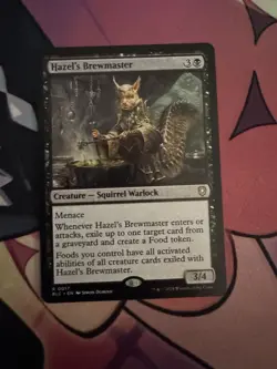 Hazel's Brewmaster 0017 Non Foil Rare Bloomburrow Commander MTG NM - Image 1