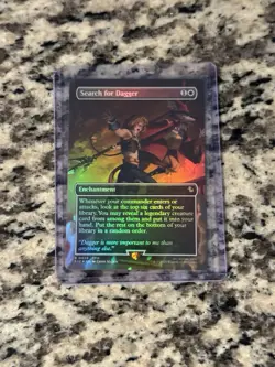 Search for Dagger (Borderless FOIL) MTG Commander: Final Fantasy - NM - Image 1