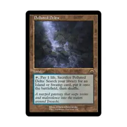 WOTC Modern Horizons 3 Polluted Delta (Retro Frame) (R) (Foil) NM - Image 1
