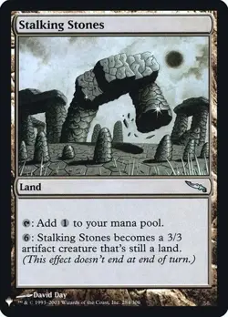 1x Stalking Stones - Foil NM Eng MTG - The List - Image 1