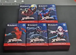 Magic the Gathering - The Amazing Spiderman - Welcome Decks Set of 5 SEALED - Image 1