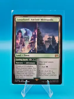 NM - 2025 Magic the Gathering, FIN, Zanarkand, Ancient Metropolis, Rare, 293 - Image 1
