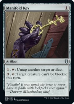 1 x Manifold Key - Foil - Commander Legends: Battle for Baldur's Gate - Light Pl - Image 1