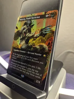 MTG Bloomburrow Muerra, Trash Tactician Borderless RAISED FOIL 352 NM PACK FRESH - Image 2