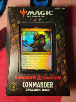 [MTG] Adventures in the Forgotten Realm - Commander Deck: Draconic Rage - Sealed - Image 1