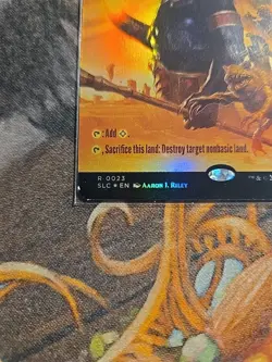 Wasteland Foil MTG Encyclopedia Secret Lair - Played - - Image 3