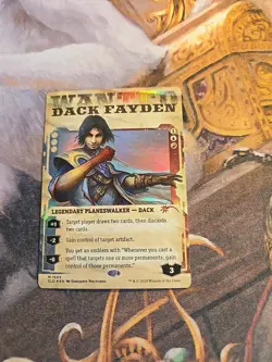 Dack Fayden Borderless Foil MTG Secret Lair - Pack Fresh - - Image 1