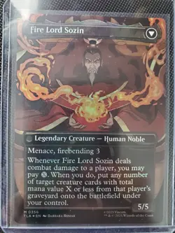 Sozins Comet Borderless Foil Avatar The Last Airbender mtg w Rise of Sozin lot - Image 5