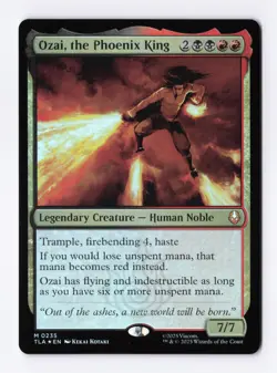 Ozai, the Phoenix King (Foil) 0235 (M) MTG Avatar: The Last Airbender (TLA) - Image 1