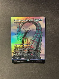 MTG Avatar: The Monstrous Serpent (Borderless Foil) - The Last Airbender - M0051 - Image 1