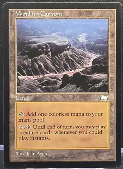 Winding Canyons #167 Weatherlight Regular Rare LP/NM - Image 1