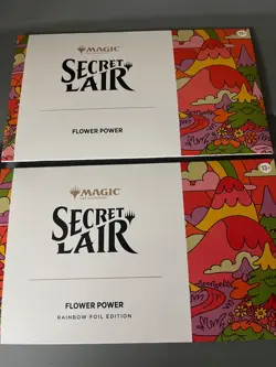 Magic the Gathering Secret Lair Flower Power FOIL & NON-FOIL Set! NEW/SEALED - Image 1