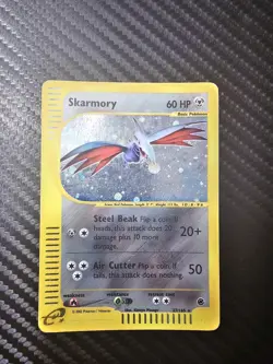 Skarmory 27/165 Expedition Holo Rare Card e-Reader Vintage 2002 Pokemon TCG HP - Image 1