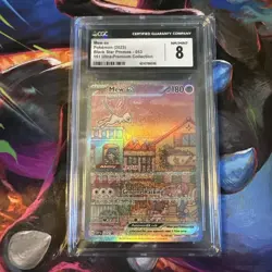 Mew ex #053 Pokemon 151 Ultra Premium Collection UPC Promo CGC 8 4d - Image 1