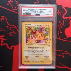 💎PSA 9 pokemon ______'s Pikachu 24/53 Celebrations: Black Star promo - Image 1