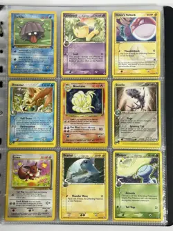 Pokemon Card Collection VTG Binder Holo Rare 1st WoTC Ninetales Delta Eevee - Image 1