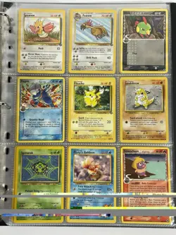 Pokemon Card Collection VTG Binder Holo Rare 1st WoTC Ninetales Delta Eevee - Image 5