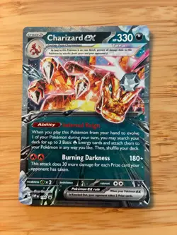 Charizard ex Promo Holo SV: Scarlet & Violet Card 196 NM Pokemon TCG SVP - Image 1