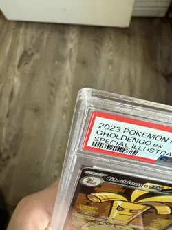 Pokemon 2023 Gholdengo EX Sir Paradox Rift 252/182 Gem Mint PSA 10 Crack on left - Image 3