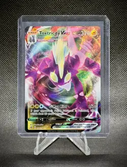 2020 Pokemon Toxtricity VMAX 071/192 Rebel Clash Full Art Holo - Image 1