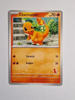 Pokemon Charmander Stamped My First Battle Blue Border NM/MT - Image 1