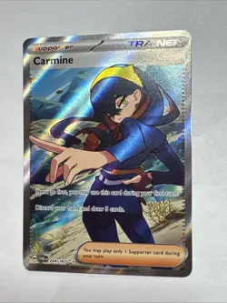 x1 Carmine - 204/167 - Ultra Rare Pokemon SV06 Twilight Masquerade M/NM - Image 1