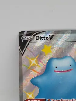 Pokemon TCG Ditto V Shining Fates SV118/SV122 Holo Shiny Rare - Image 3
