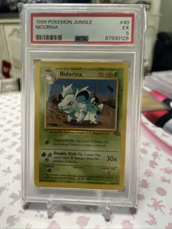 1999 Pokemon Jungle Nidorina 40/64 - Image 1