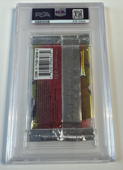 Pokemon TCG 2000 NEO GENESIS SEALED BOOSTER PACK PSA 8 NM-MT MEGANIUM - Image 2