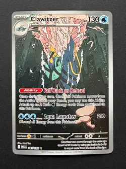 2025 Pokemon Mega Evolution - Clawitzer Illustration Rare #141 - Image 1