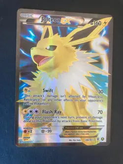Pokemon TCG Jolteon EX 28a/83 XY Generations Promo Ultra Rare Full Art LP - Image 1