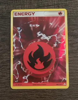 Pokemon TCG -Fire Energy EX Holon Phantoms 2006 - 106/110 - Holo LP - Image 1