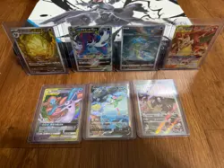 Pokemon Card Lot 60+ Ultra Rare V GX VMAX EX Charizard 9.5 Rayquaza 2 Binders - Image 1