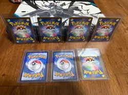 Pokemon Card Lot 60+ Ultra Rare V GX VMAX EX Charizard 9.5 Rayquaza 2 Binders - Image 2