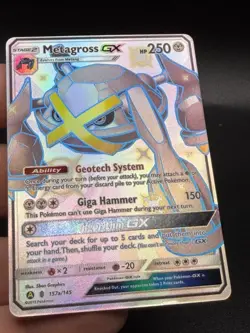 Pokemon TCG Metagross GX Full Art Promo Card 157a/145 NM CD3 - Image 2