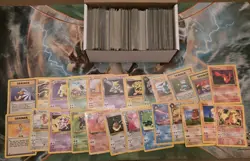 Huge Collection Bulk Lot of 420+ WOTC + Neo + Gym Pokemon Cards WOTC MP-HP - Image 1